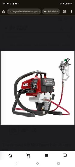 Titan impact 440 skid paint sprayer brand new inbox never used