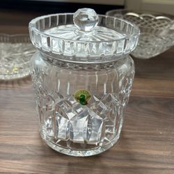 Waterford Crystal Cookie Jar