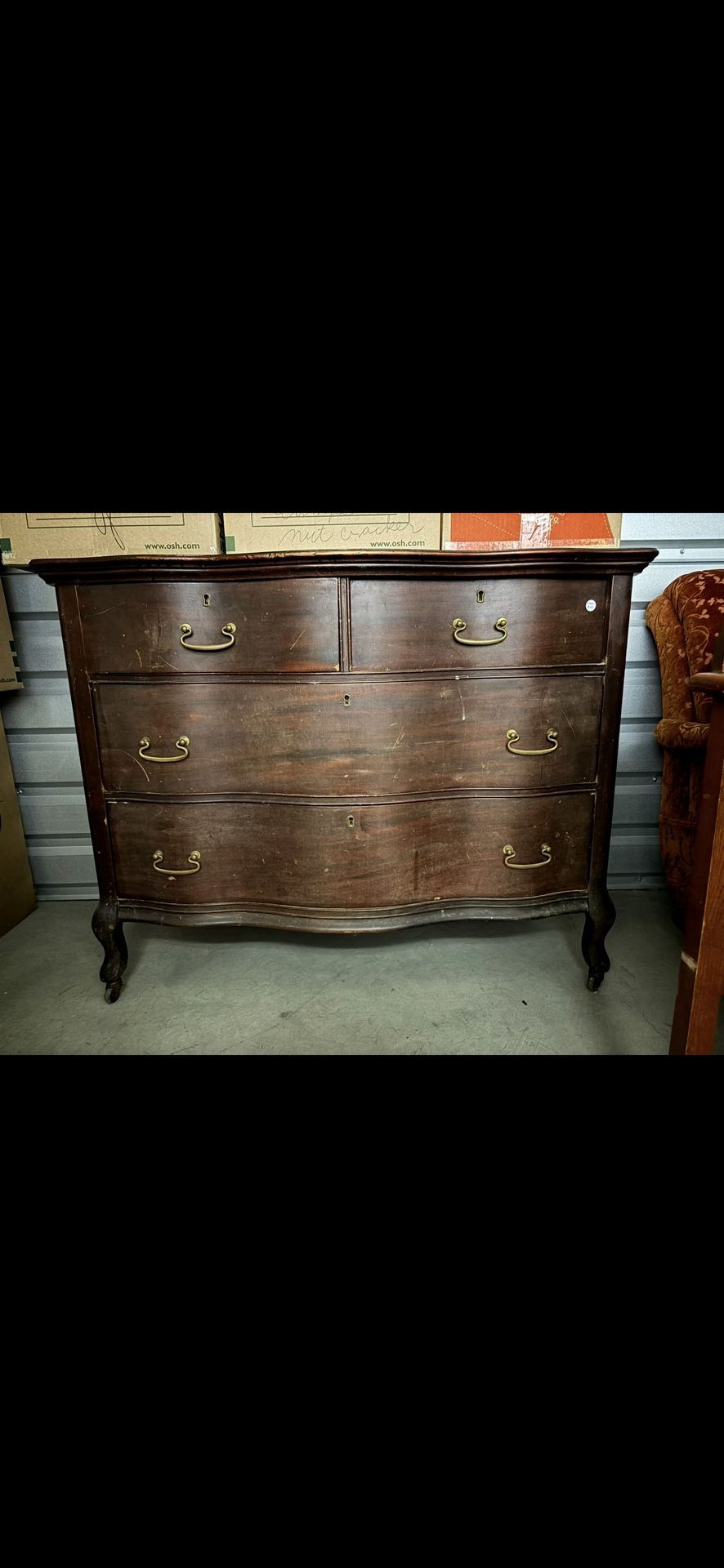 Antique 4 Drawer Dresser