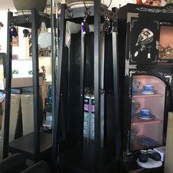 Black Coat Hanging And Shelves 