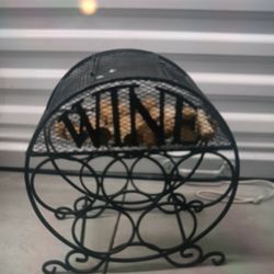 Wine Rack And Corks 