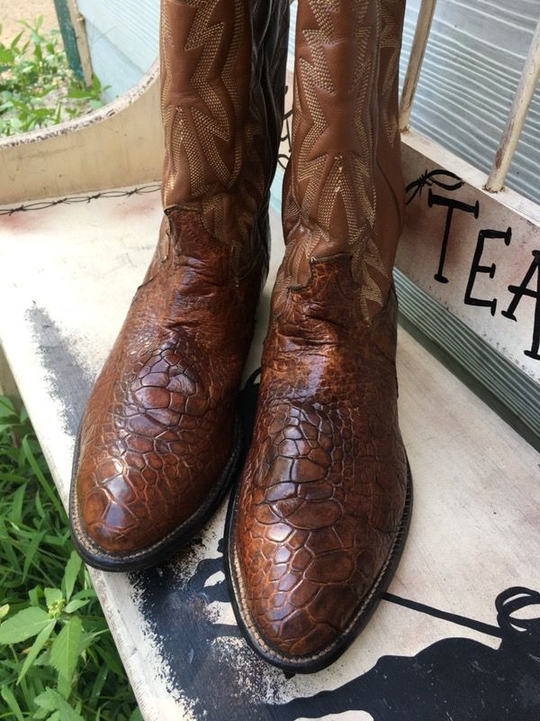 Justin pre ban Sea turtle boots