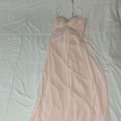 Formal Strapless David’s Bridal Dress Size 2