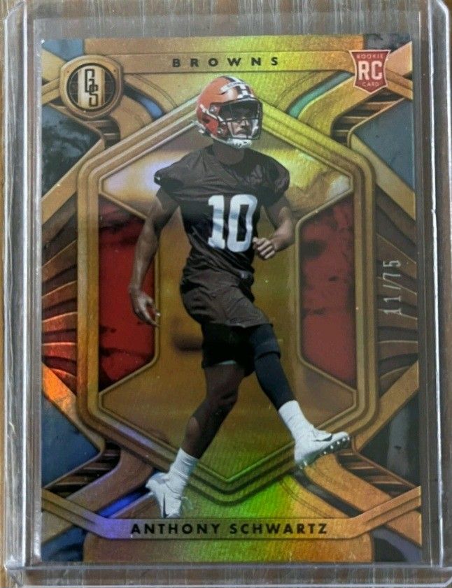Really Nice Lot Of 4 Football RC,Numbered Cards MINT 