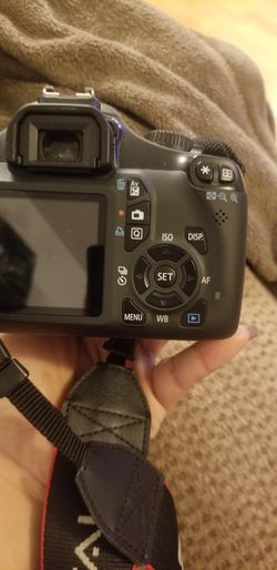 Canon zoom lens ef-s18-55 with cznon zoom lens ef 75-500 lens