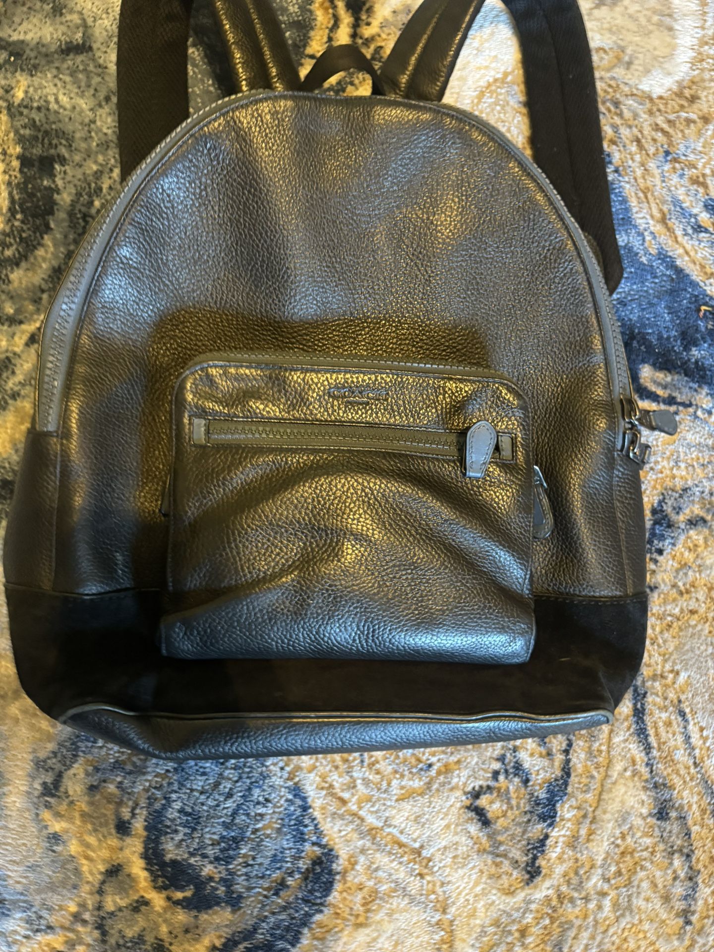 Coach Leather West Graffiti Backpack