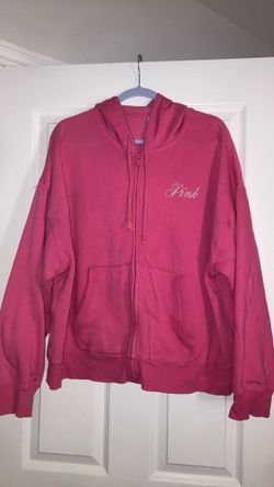 VS/PINK Cropped Zip Up with Hood