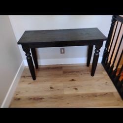 Nice, Heavy Wood Desk/ Hall Way Table