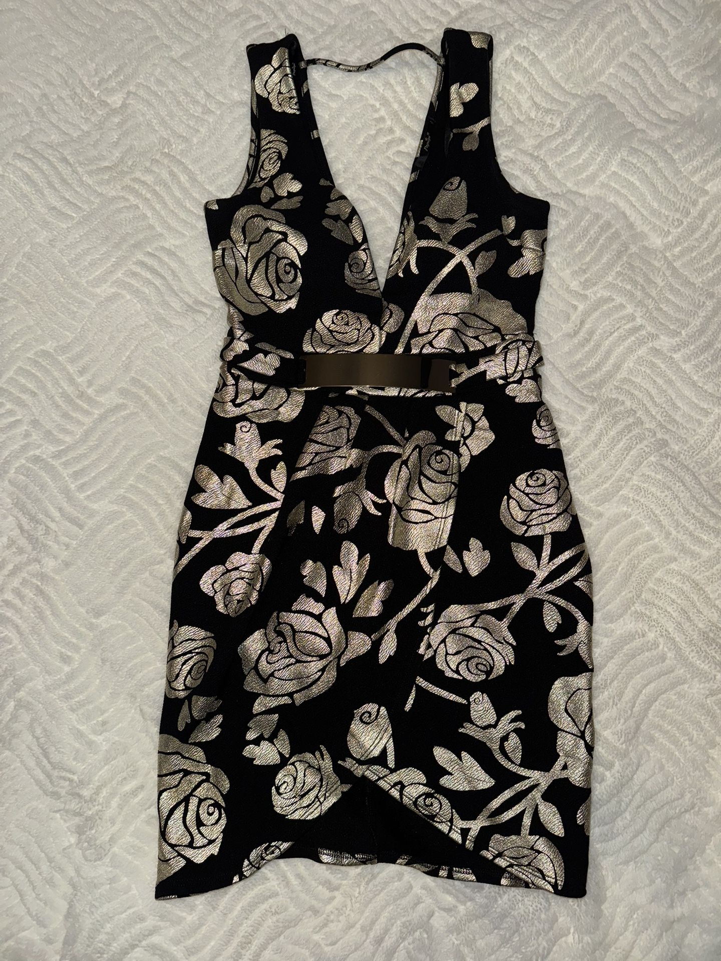 Gold And Black Dress