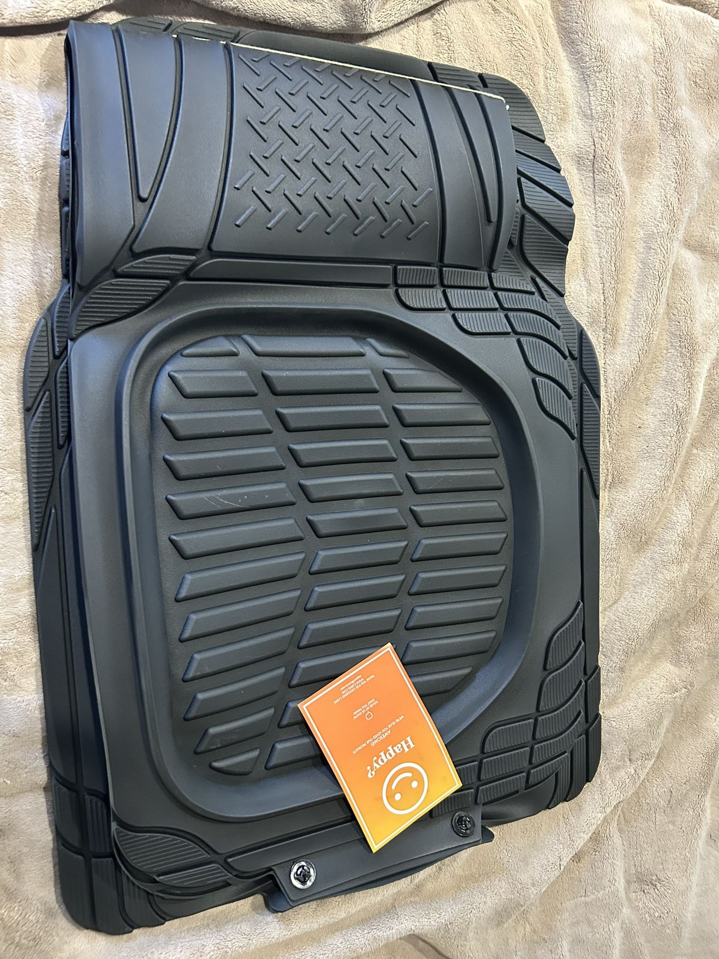 Motor Trend Original FlexTough Deep Dish Car Floor Mats Front Rear All Weather