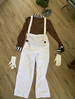 Oompa Loompa Halloween Costume Set adult