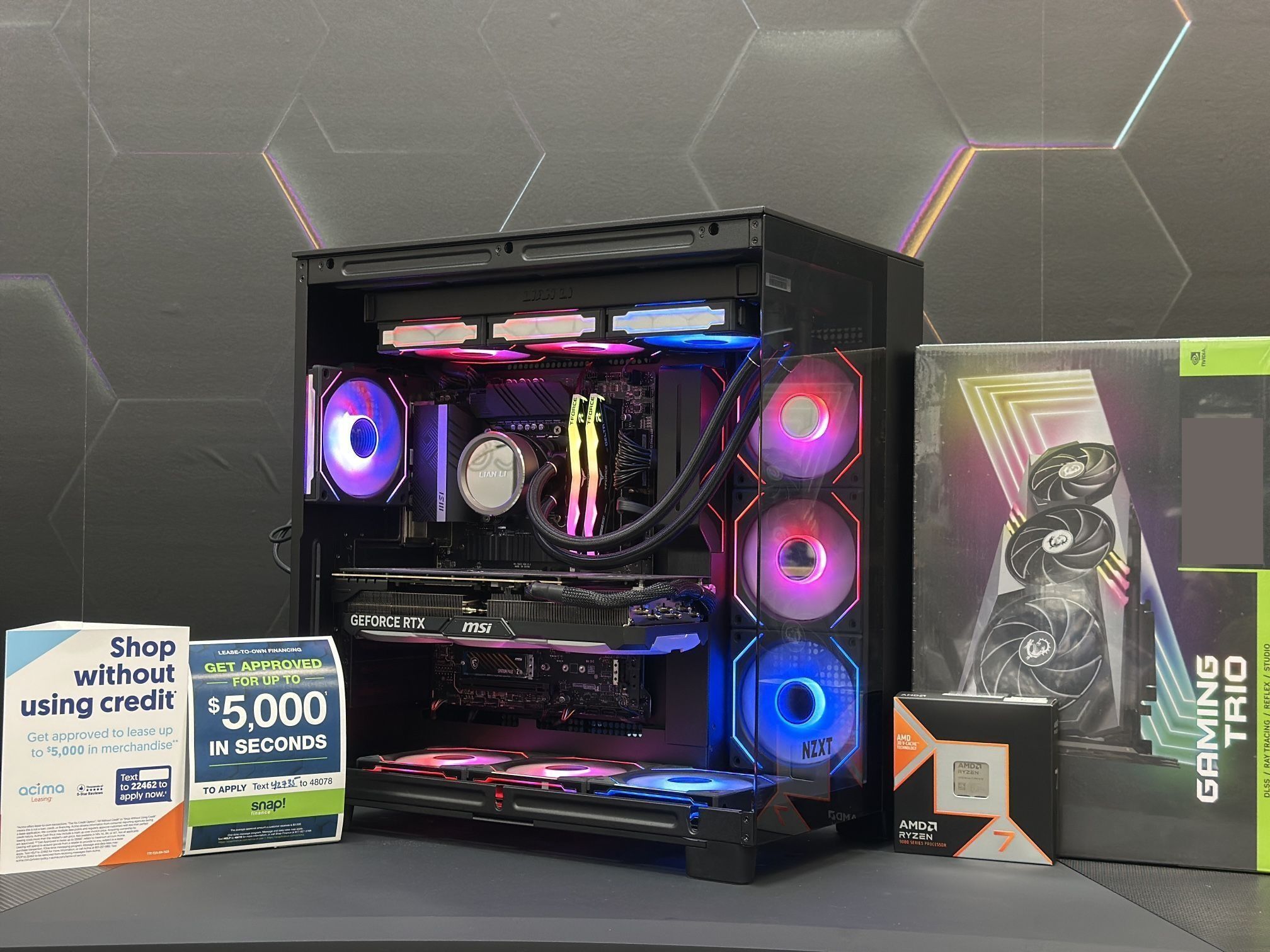 π¦ FOX 82 π¦ PAYMENT OPTION | FOX CUSTOM GAMING PC | RIG | AMD RYZEN 7-9800X3D | NVIDIA RTX 5080 GPU | 64 GB DDR5 RAM | 2 TB NVME SSD | WIN 11.