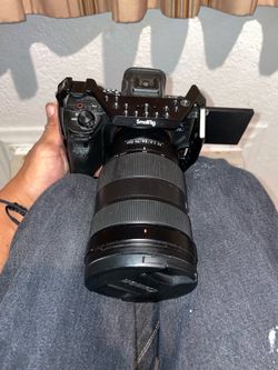 Professional photographer camera