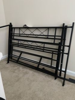 Full size bed frame platform