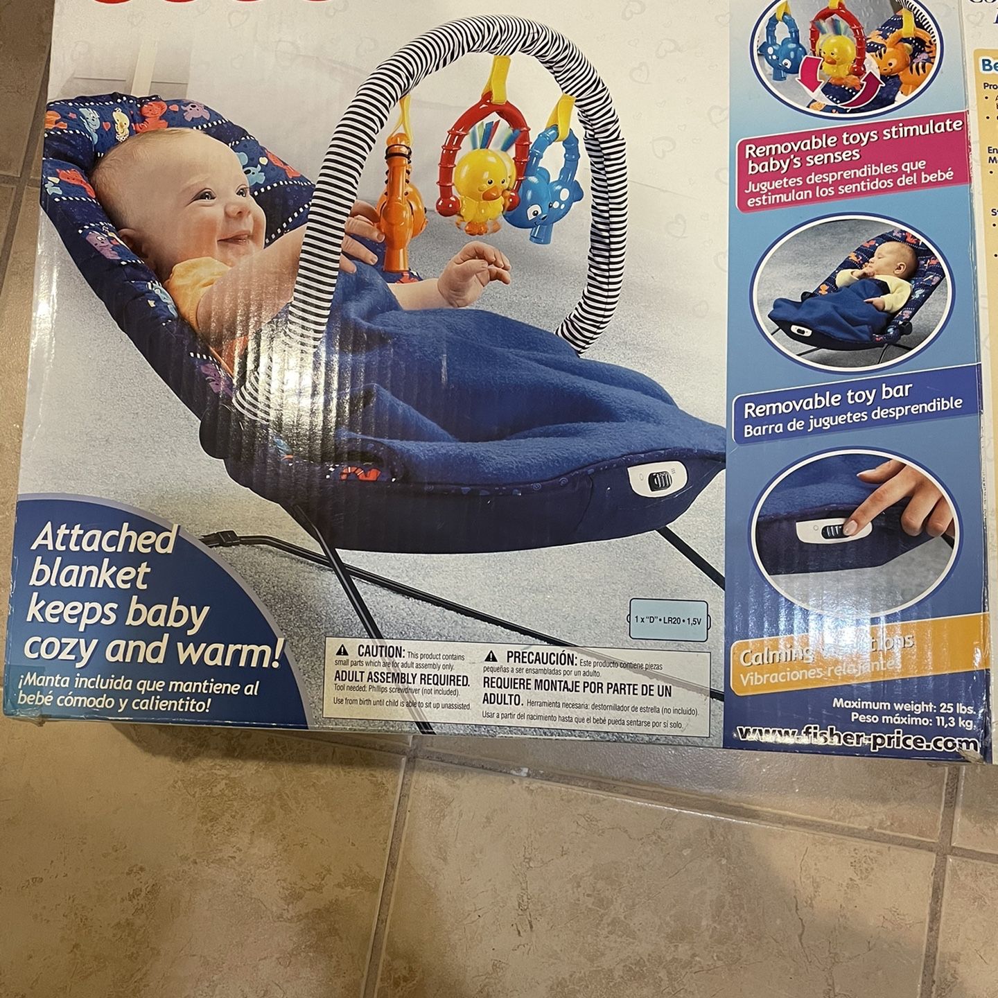 Fisher- Price Cover’n Play Bouncer Great For Kids