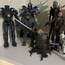 Assorted NECA Action Figure Collectables 