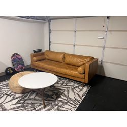 Joybird Briar Leather Sofa 