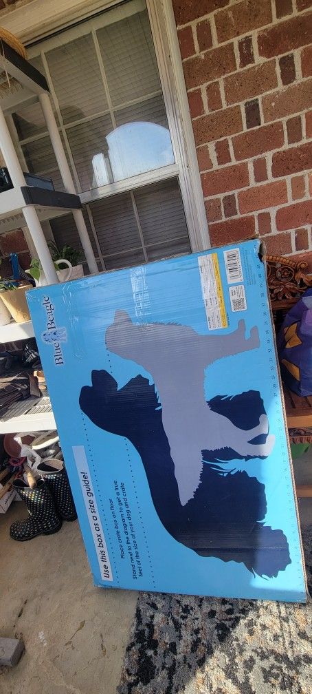 Blue Beagle Dog Kennel