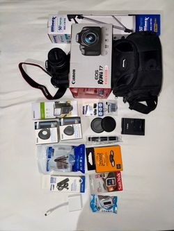 Canon EOS Rebel T7 DSLR Camera Bundle | Lens, Tripod, Flash & Accessories | Ready to Shoot