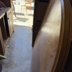 🎁SOLID WOOD- ROUND DINNER  TABLE WITH CLAW FEET BASE-4 CHAIRS 48”🎁