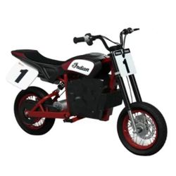 Razor - Indian Youth eFTR Jr w/7 miles Max Operating Range & 15 mph Max Speed - Small - Black