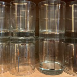 Water Glasses- Gold Plated - Total of 24
