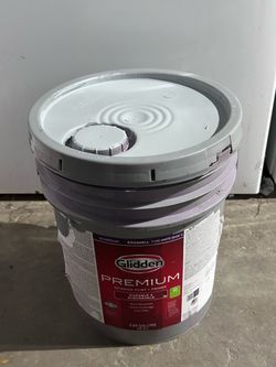 5 Gallon Paint Light Gray / Gris Claro Glidden Premium Interior Eggshell