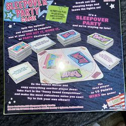 Brand New In Wrap Sleep Over Party Game