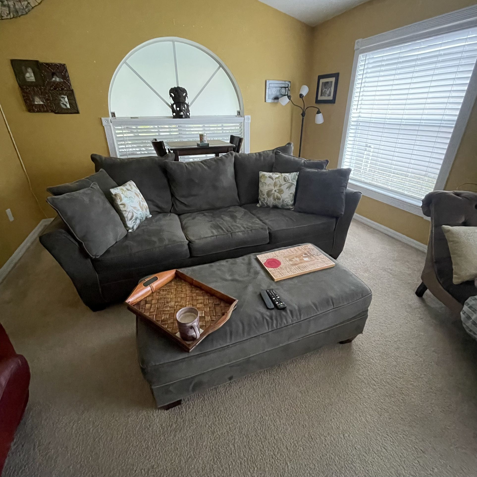 Full Size Sofa & Ottoman