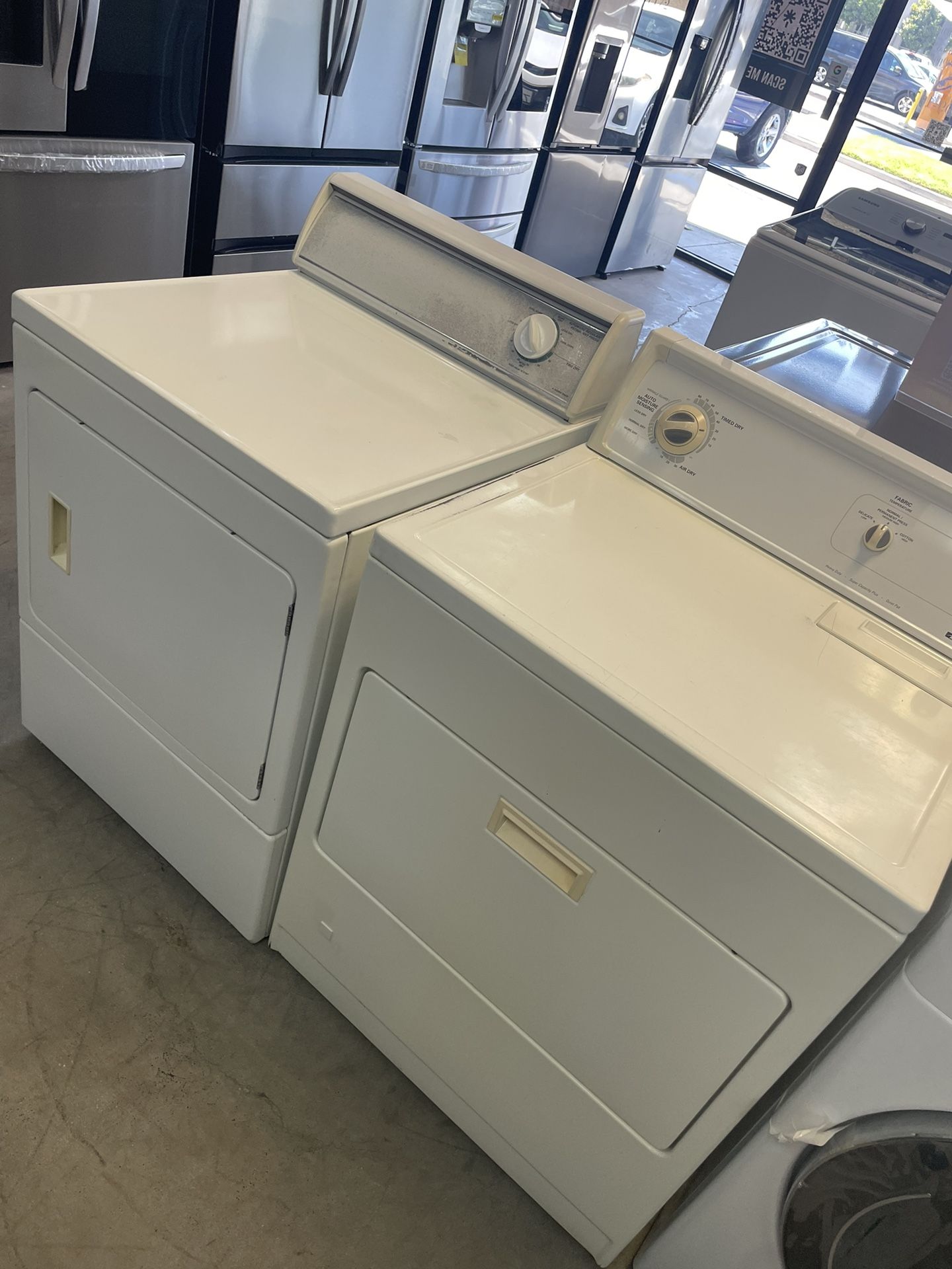 White Gas Dryers Used