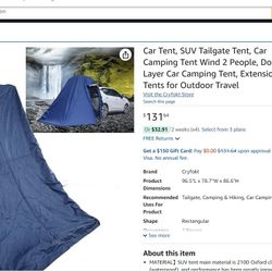 Car Camping Tent, SUV Tailgate Tent