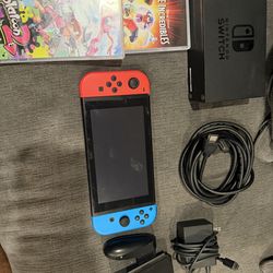 Nintendo switch with Games