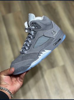 Air Jordan 5 Wolf Grey 8.5 Men Shoes