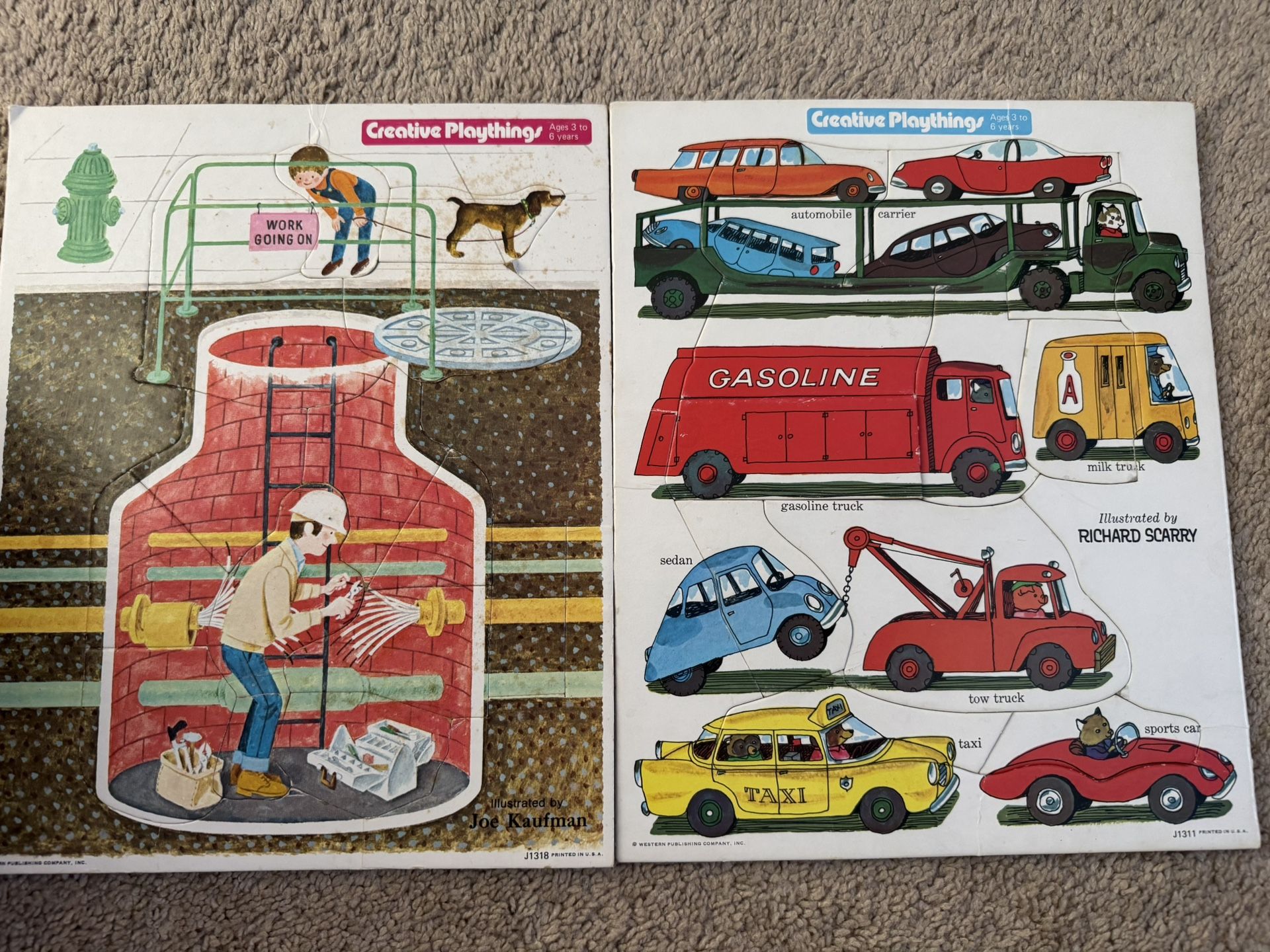 Vintage Creative Playthings Puzzles