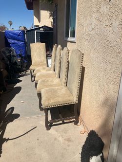 Five chairs
