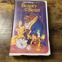🌹 Beauty and the Beast VHS – Walt Disney Classic 🕯️