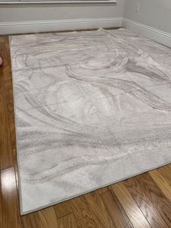 Ivory Marble Style Rug