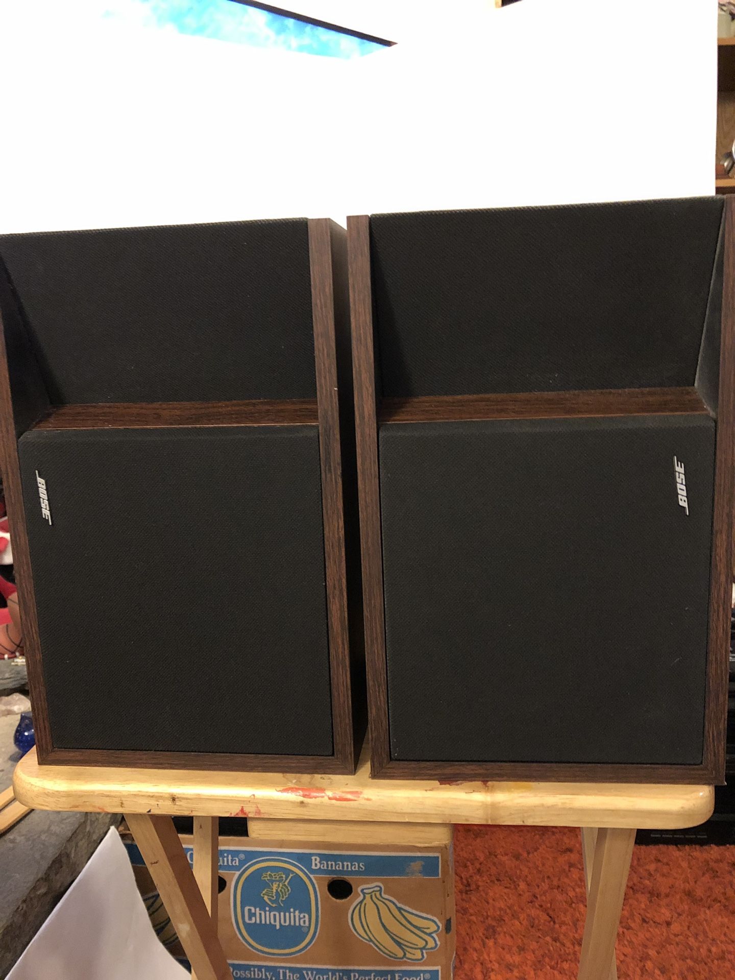 Vintage 1984 Bose 201 Series ll book shelf speakers left and right pick up only Hilliard area