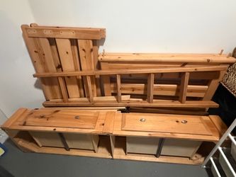 Solid Pine Wood Bed Frame