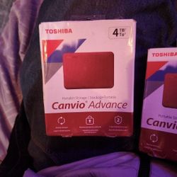 Toshiba Canvio Advance 4Tb  Portable Storage! NiB!