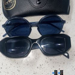 Ray ban & prada glasses