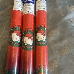 Hello Kitty Christmas Wrapping Paper