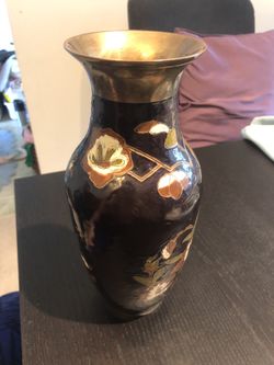 Solid Brass Flower Vase
