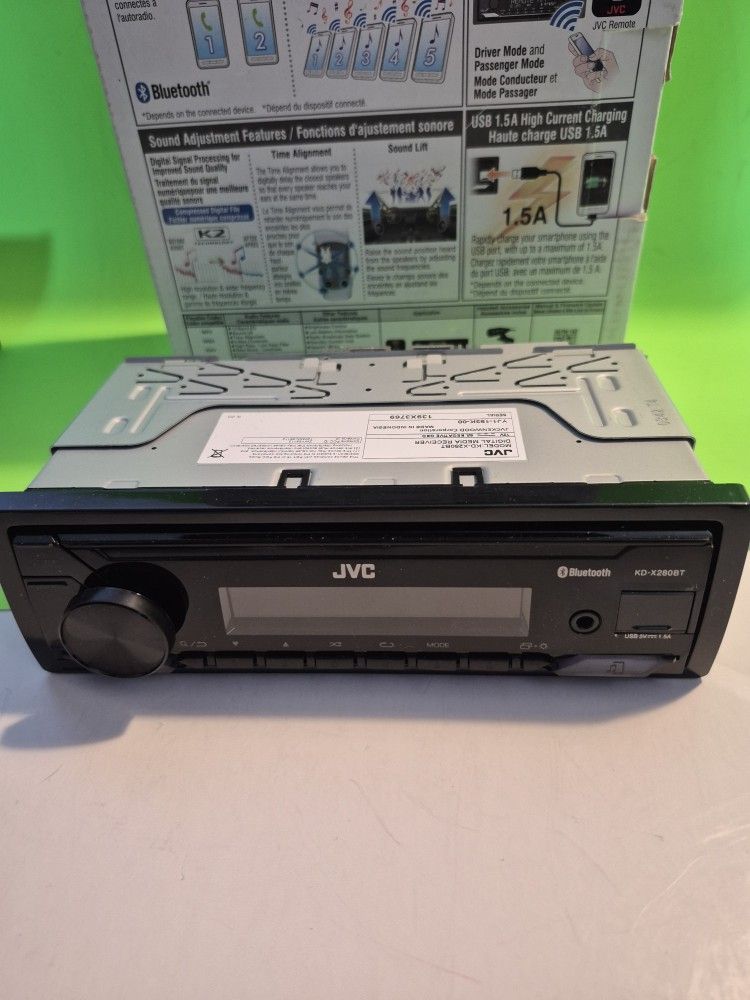 JVC DIGITAL MEDIA RECEIVED BLUETOOTH USB AUX ( NOT CD PLAYER BRAND NEW PRICE IS LOWEST INSTALL NOT AVAILABLE )