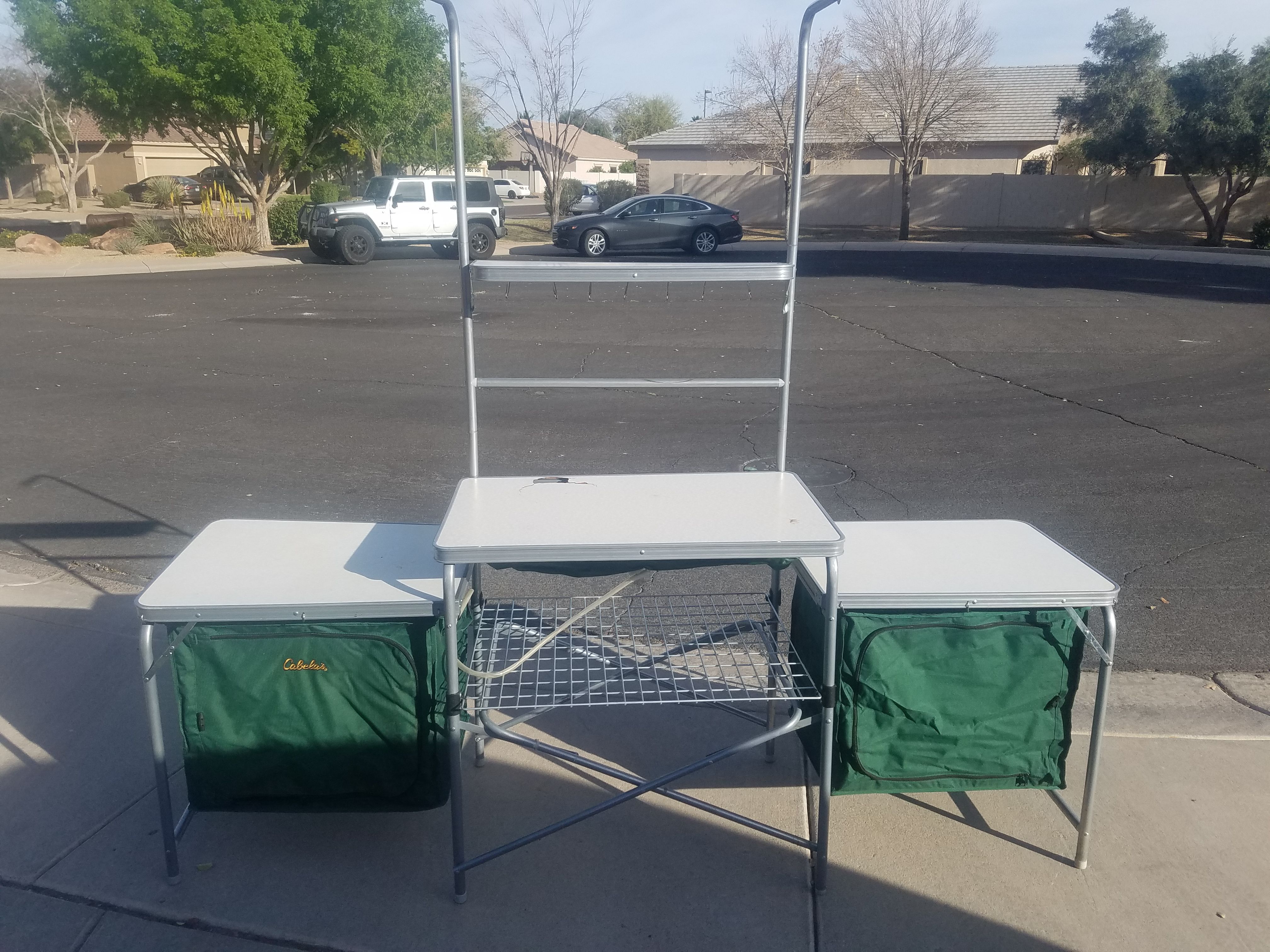 Cabela's outdoor kitchen