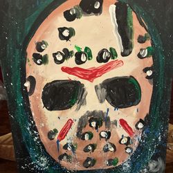 Spooky Halloween Painting. 20 x 16 “