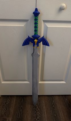 Legend of Zelda Master Sword Life Size Plastic Cosplay Prop Replica