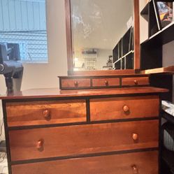  Ethan Allen Wooden Dresser with Mirror – $375 (Seattle)