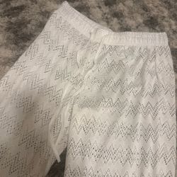 Bathing suit cover up pants