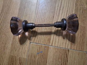 Victorian   glass door knob